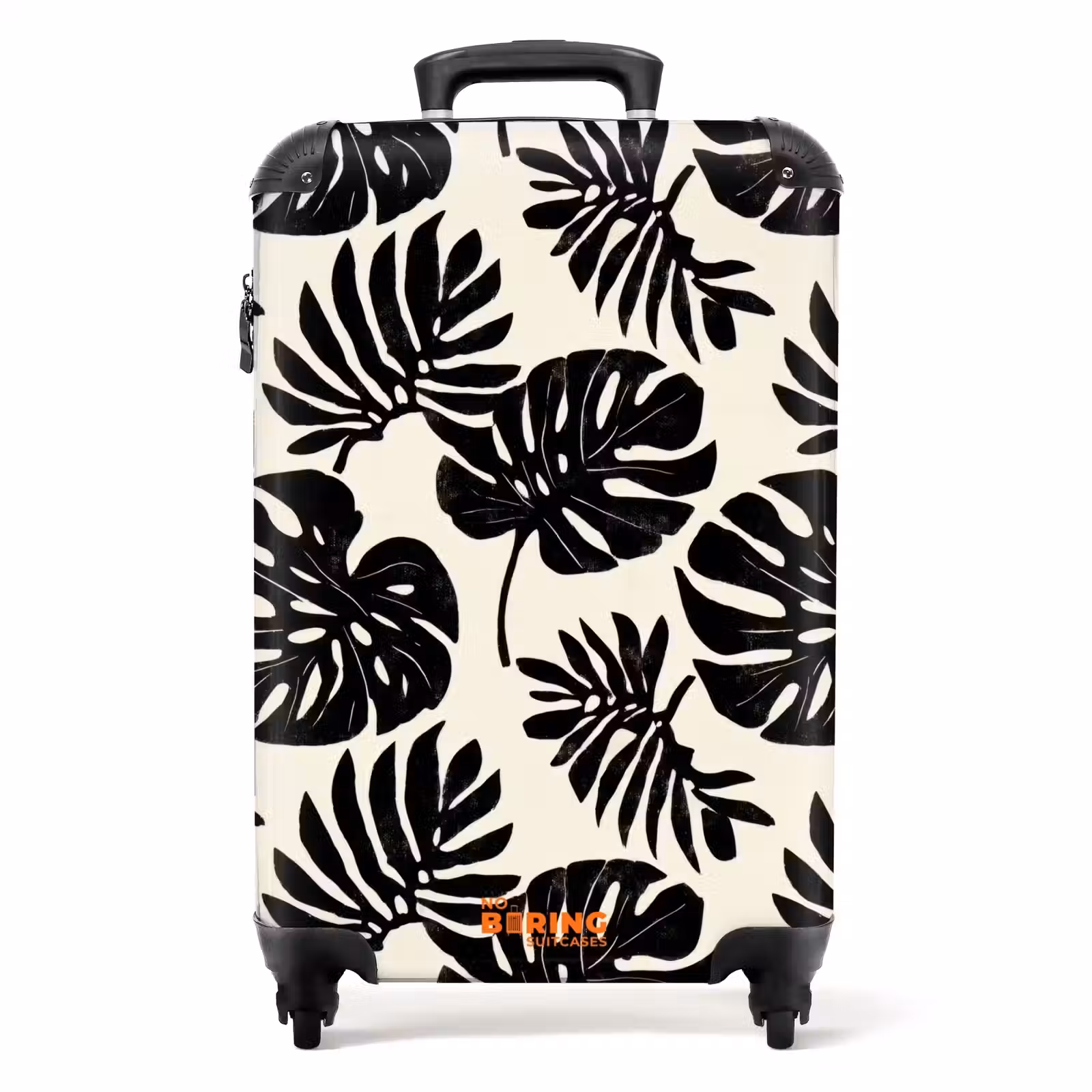 Koffer - Modern - Monstera - Zwart — 1