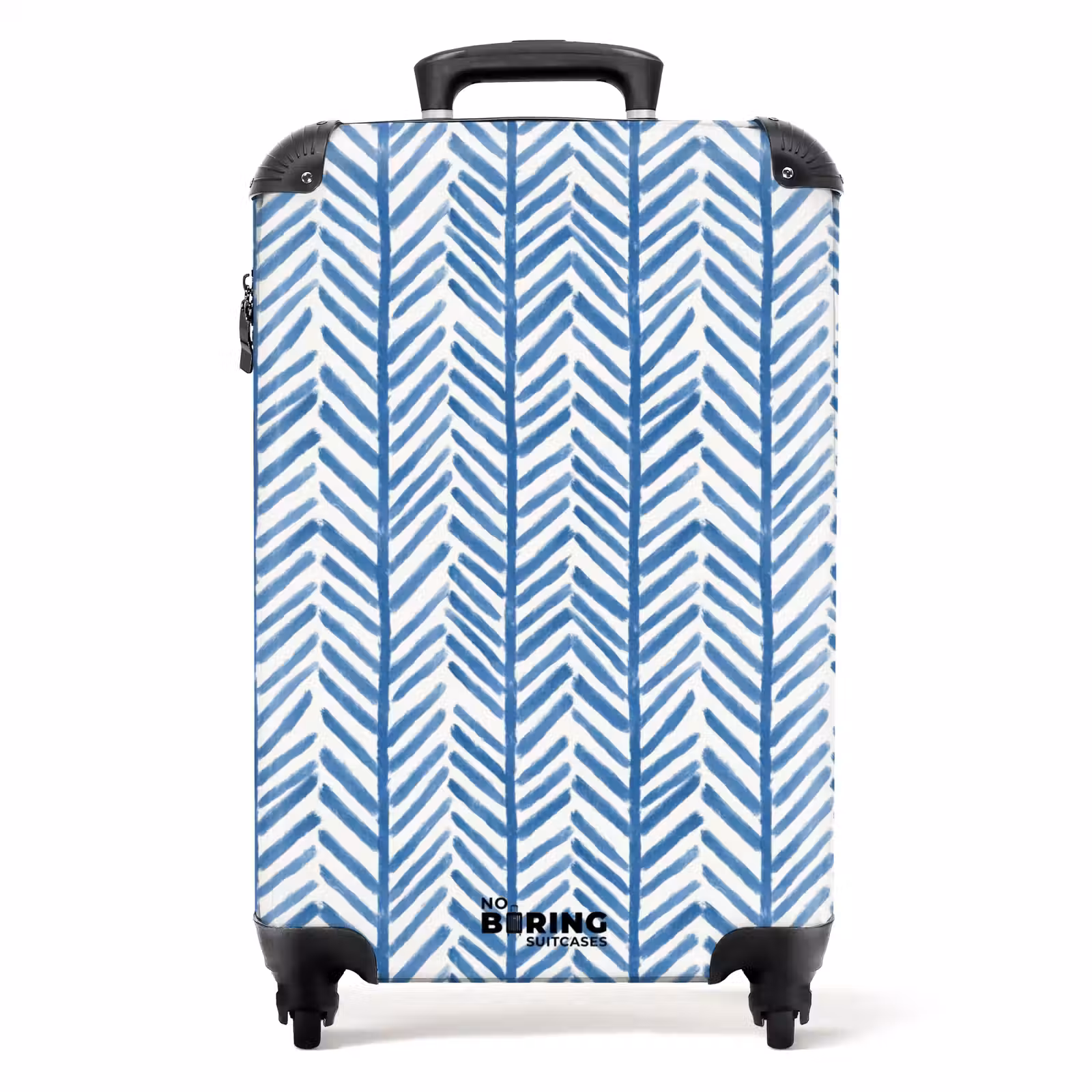 Koffer - Patroon - Streep - Blauw — 1