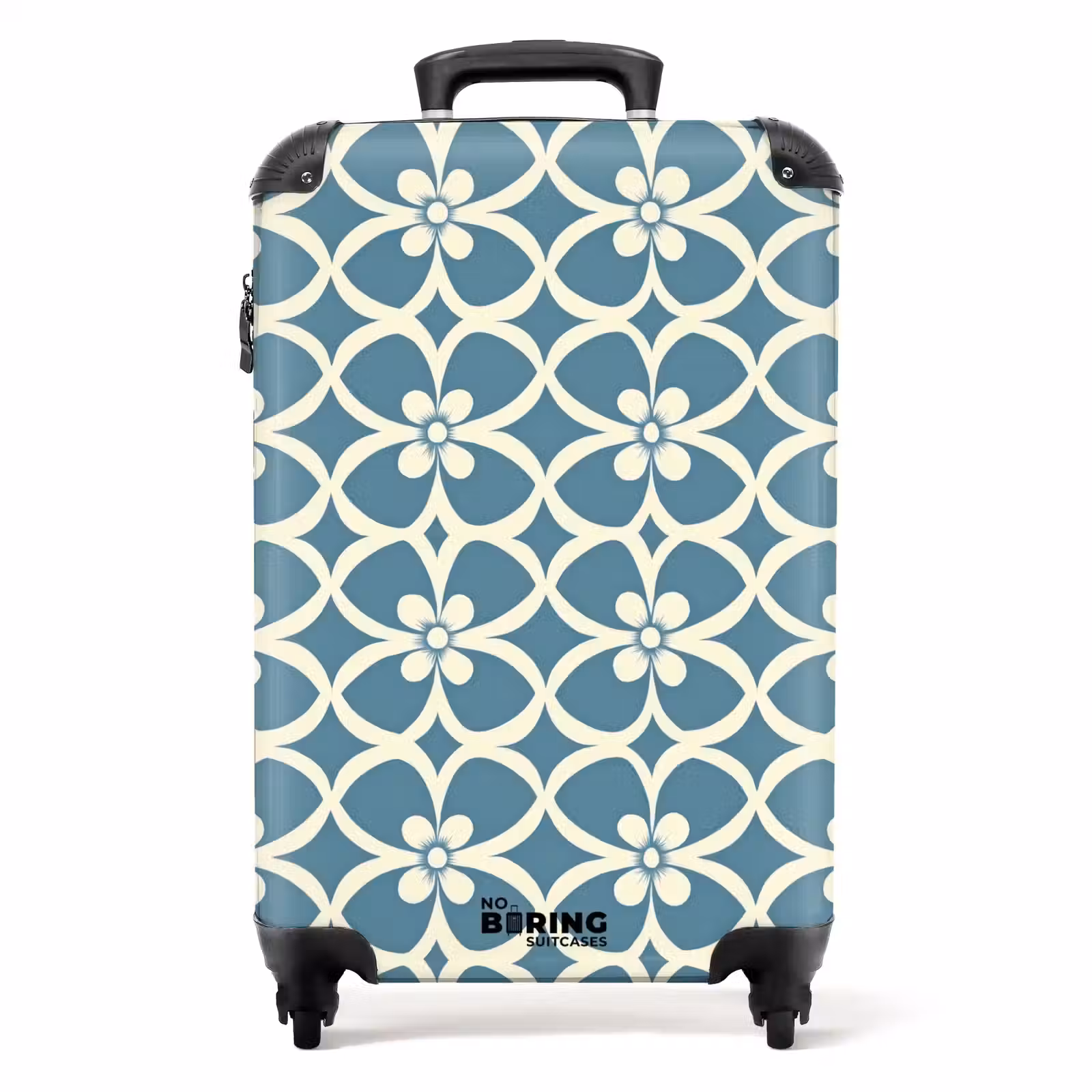 Koffer - Patroon - Symmetrisch - Blauw — 1