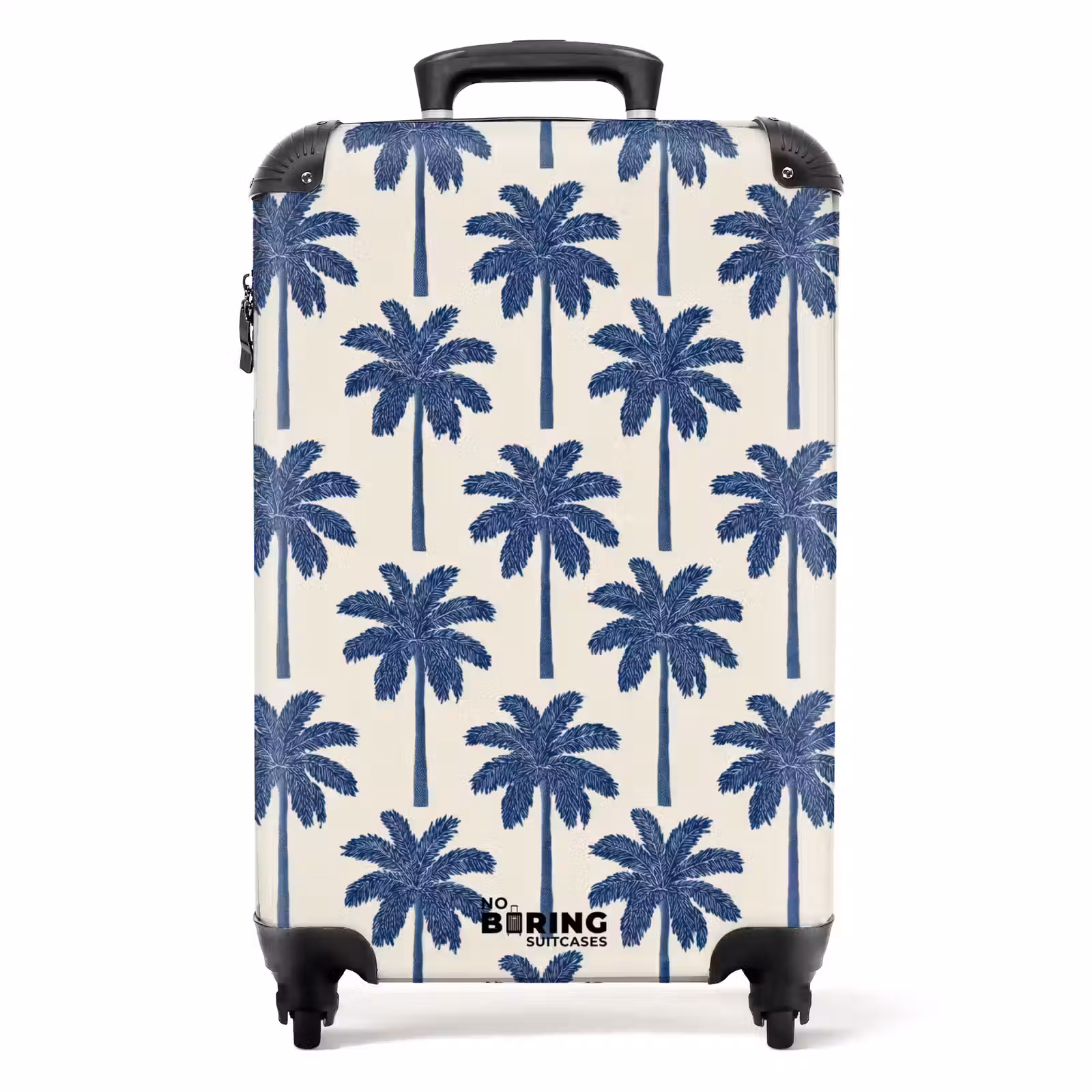 Koffer - Symmetrisch - Palm - Blauw — 1