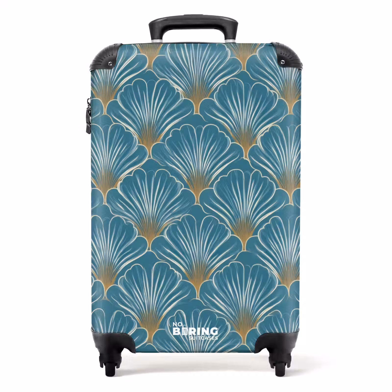 Koffer - Symmetrisch - Patroon - Blauw — 1