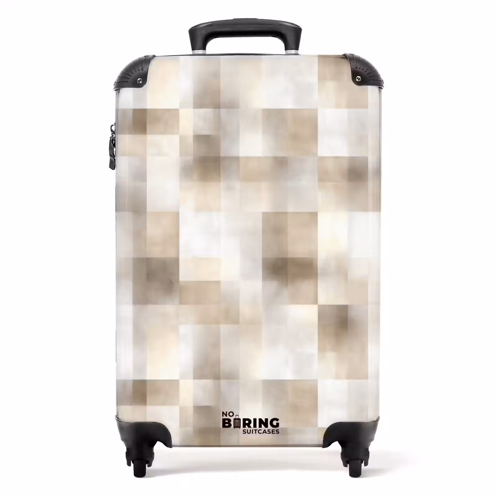 Koffer - Textuur - Linnen - Beige — 1