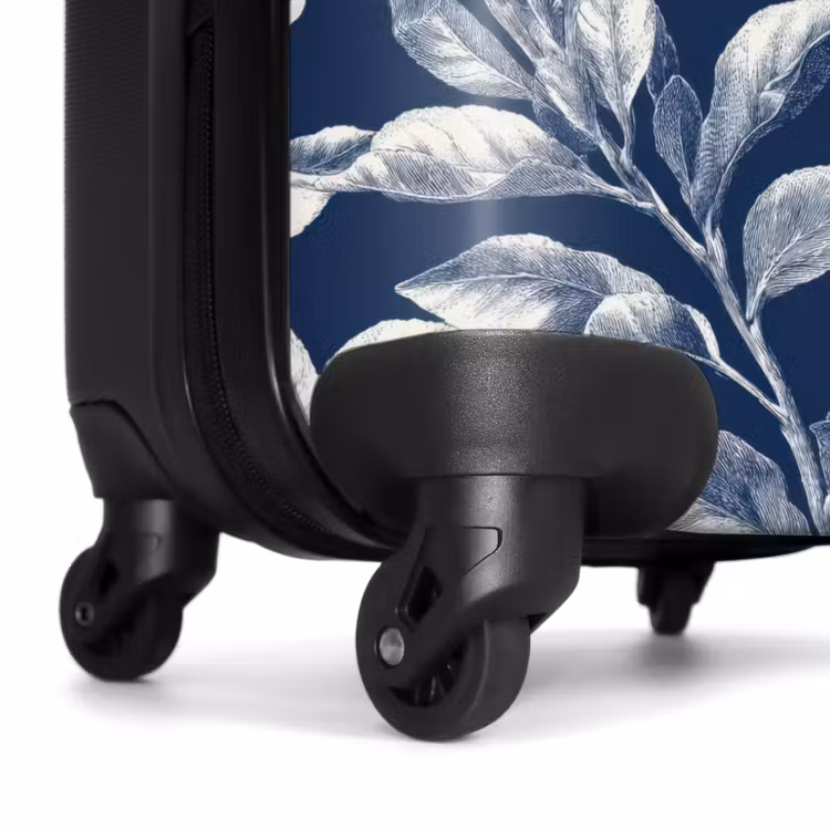 Koffer - Botanisch - Patroon - Blauw — 6