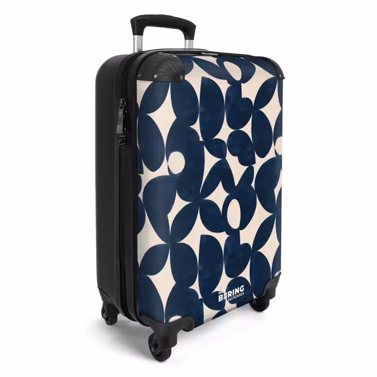 Koffer - Modern - Geometrisch - Blauw — 4
