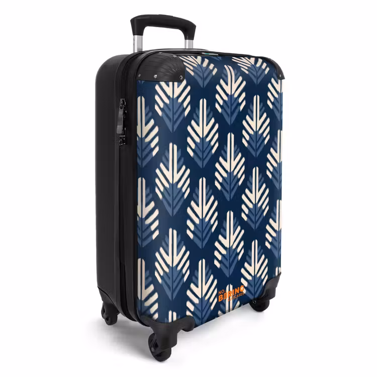 Koffer - Modern - Patroon - Blauw — 4