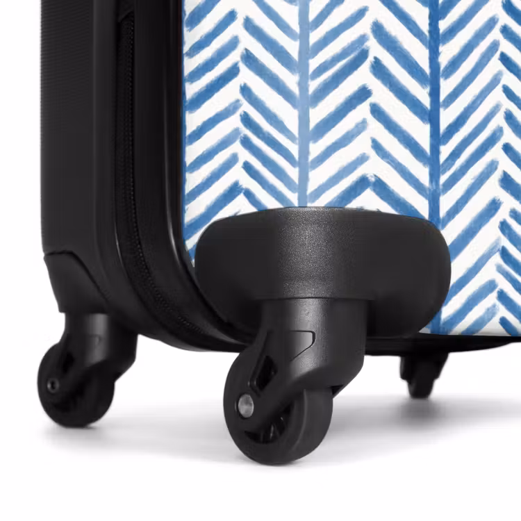 Koffer - Patroon - Streep - Blauw — 6