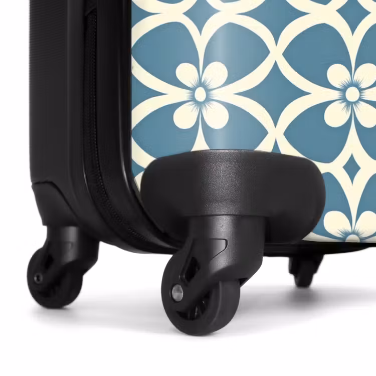 Koffer - Patroon - Symmetrisch - Blauw — 6