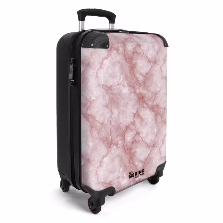 Koffer - Roze - Kwartsmarmer - Aders — 4