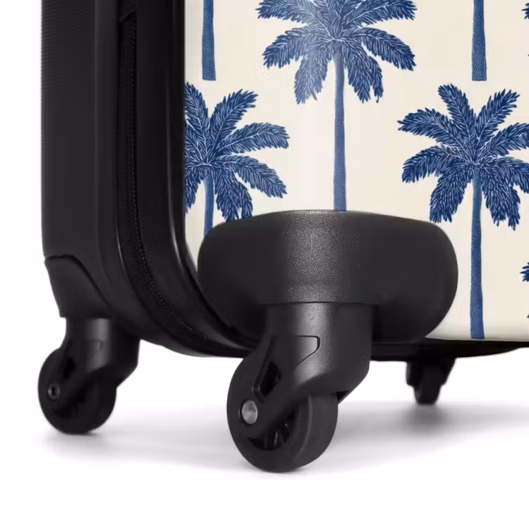 Koffer - Symmetrisch - Palm - Blauw — 6