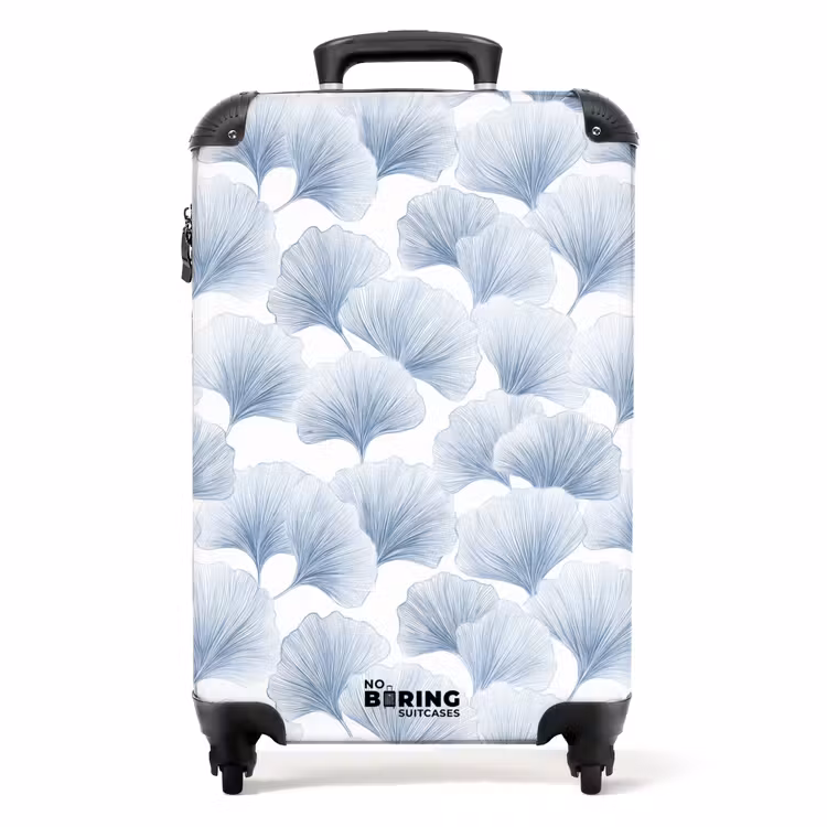 Koffer - Waaier - Modern - Blauw — 1