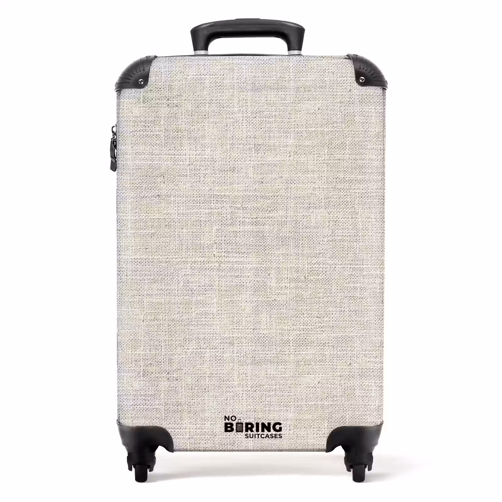 Koffer - Linnen - Textuur - Beige — 1