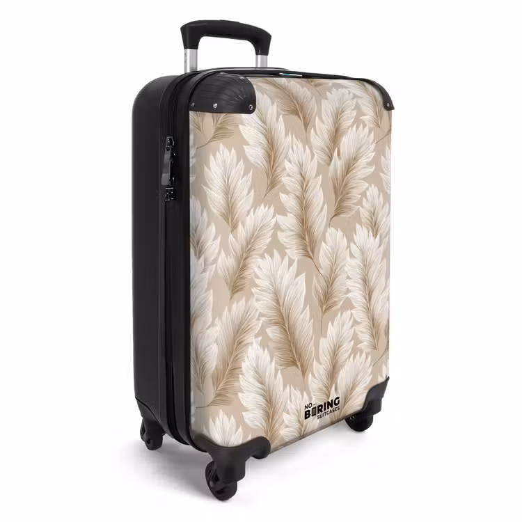 Koffer - Botanisch - Patroon - Beige — 4