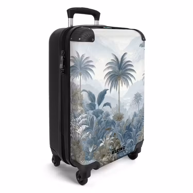 Koffer - Jungle - Landschap - Blauw — 4