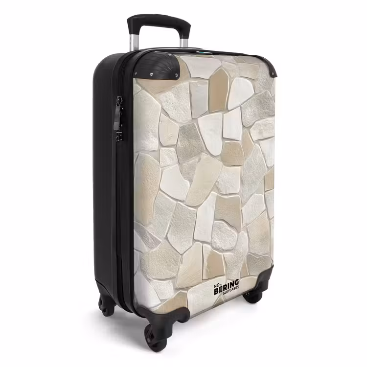 Koffer - Mozaïek - Stenen - Beige — 4
