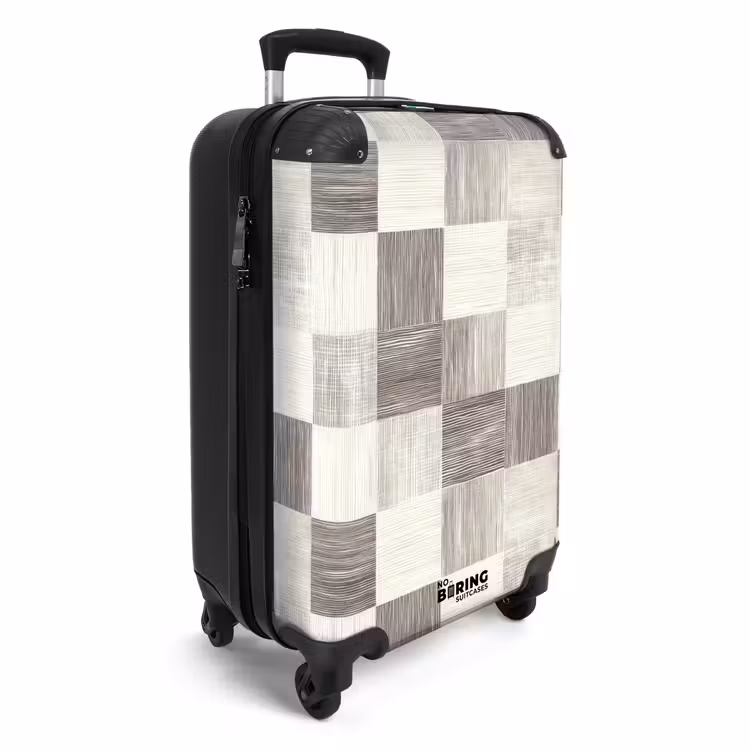 Koffer - Patroon - Dambord - Houtnerf — 4