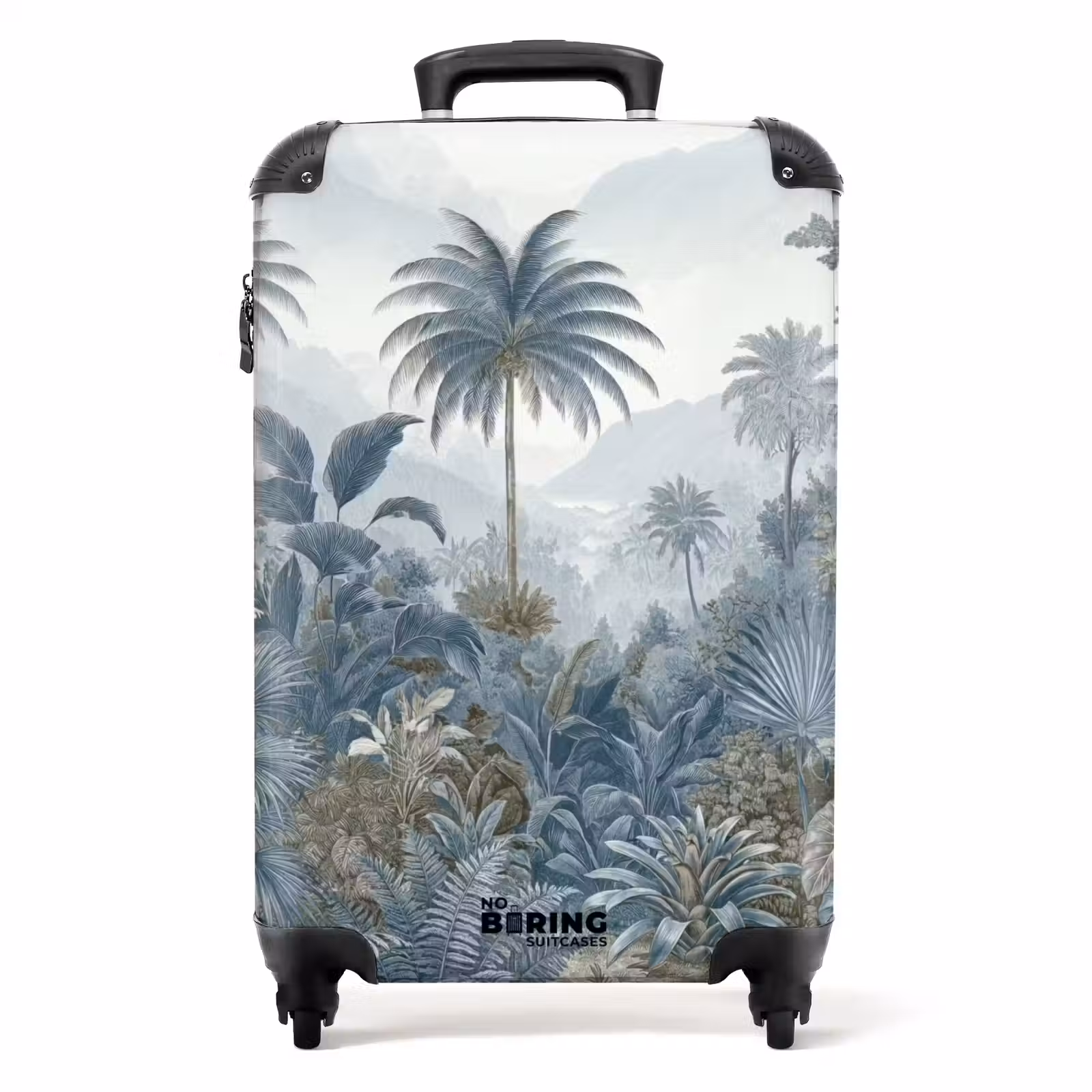 Koffer - Jungle - Modern - Blauw - Groen — 1
