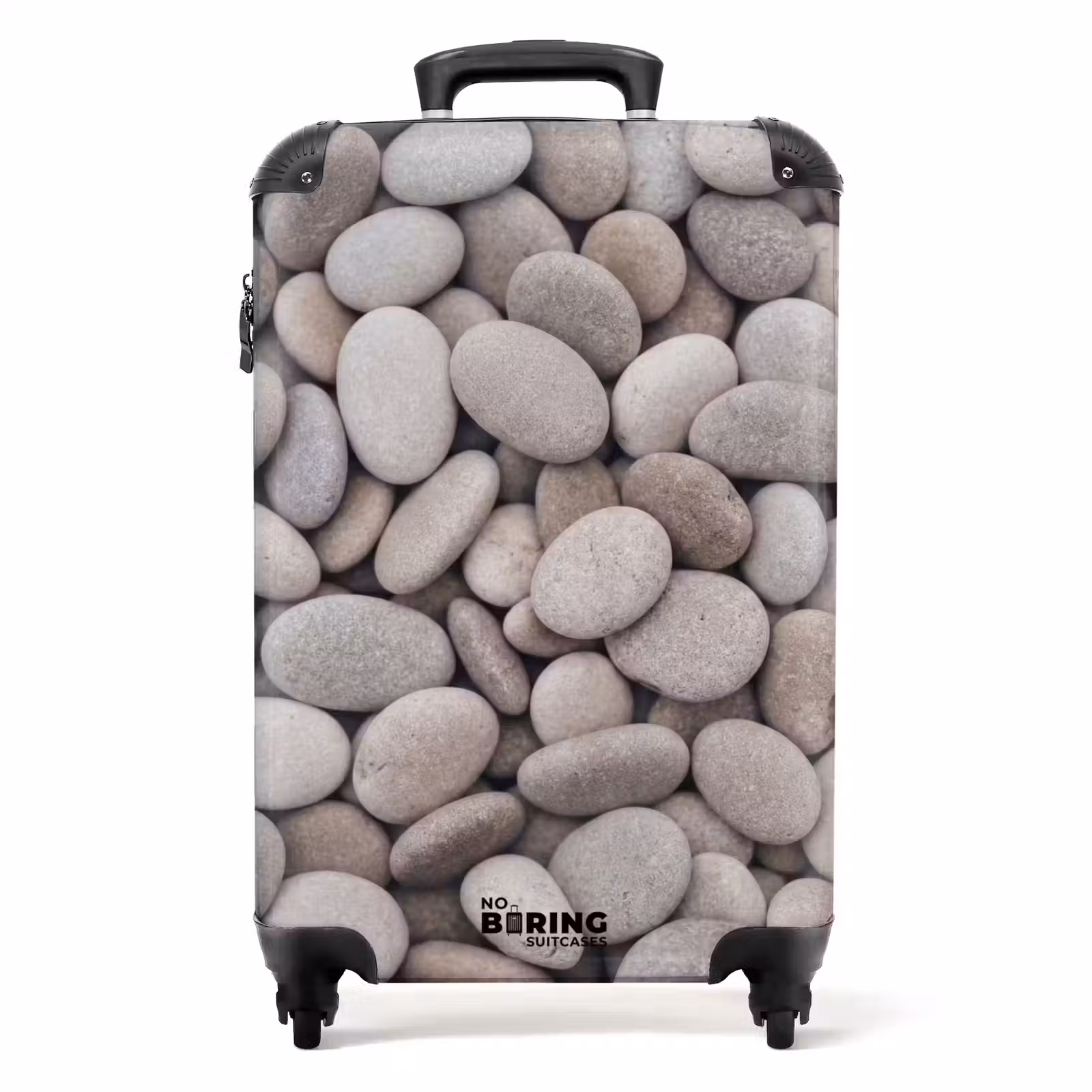 Koffer - Kiezels - Stenen - Grijs — 1