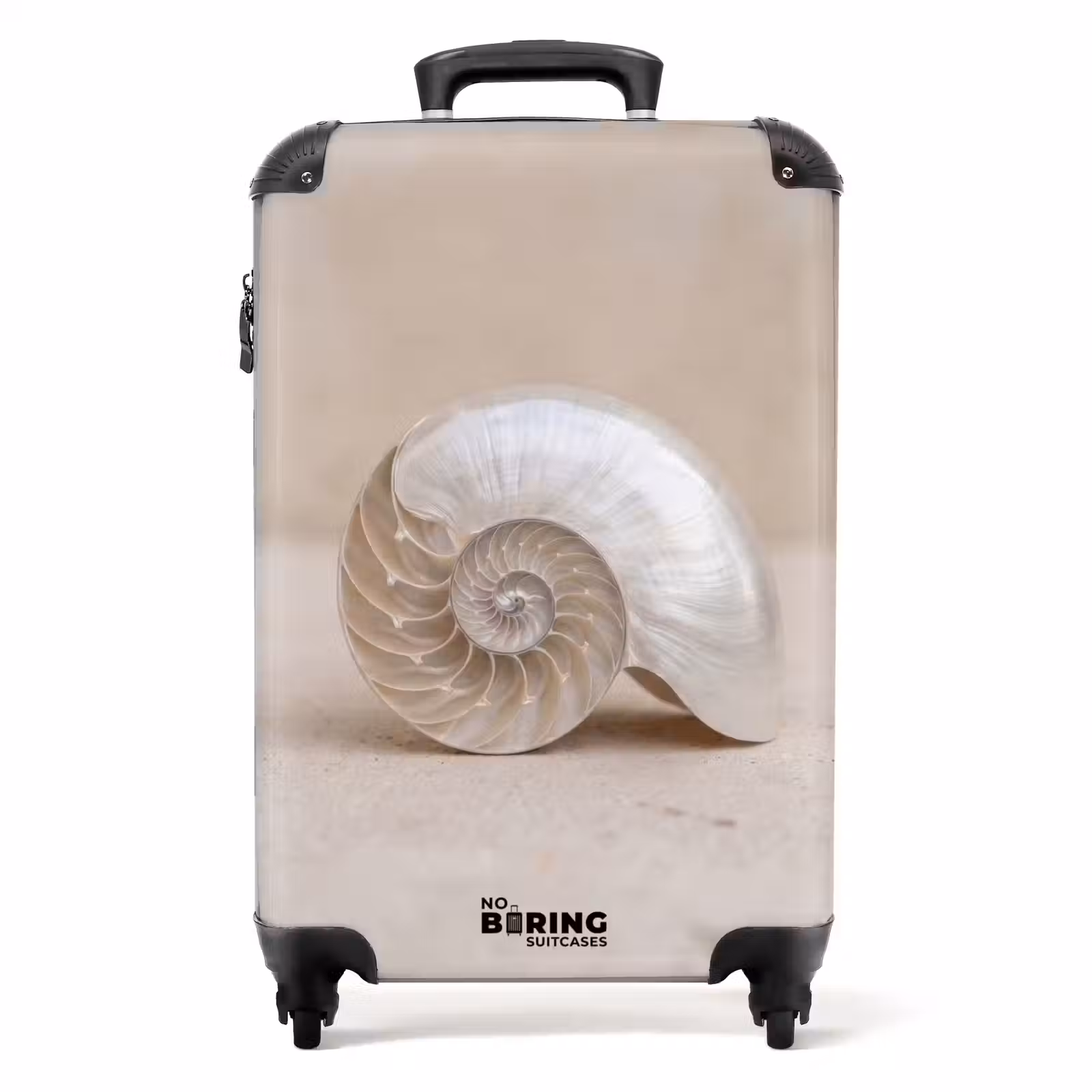 Koffer - Schelp - Spiraal - Beige — 1