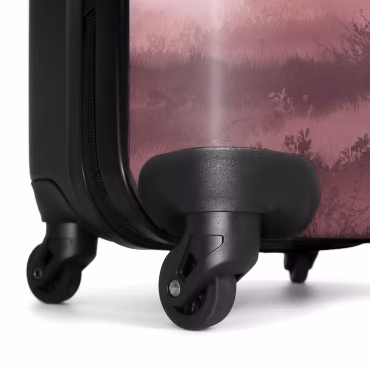 Koffer - Landschap - Mistig - Roze — 6