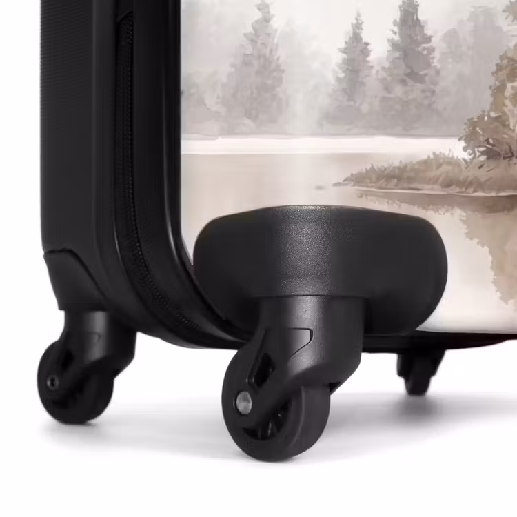 Koffer - Rivierlandschap - Minimalistisch - Aardetinten — 6