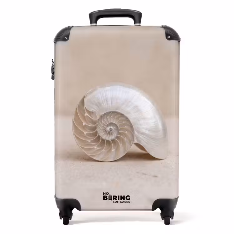 Koffer - Schelp - Spiraal - Beige — 1