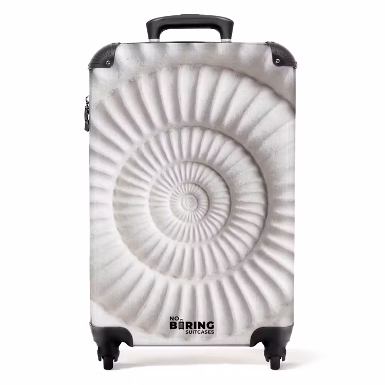 Koffer - Schelp - Spiraal - Wit — 1