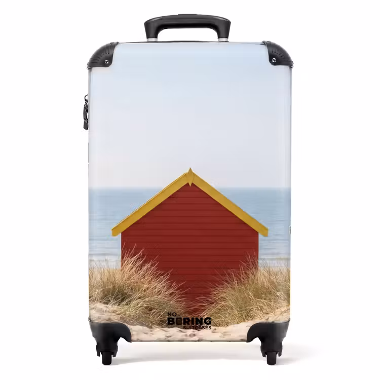 Koffer - Strand - Huisjes - Kleurrijk - Duinen — 1