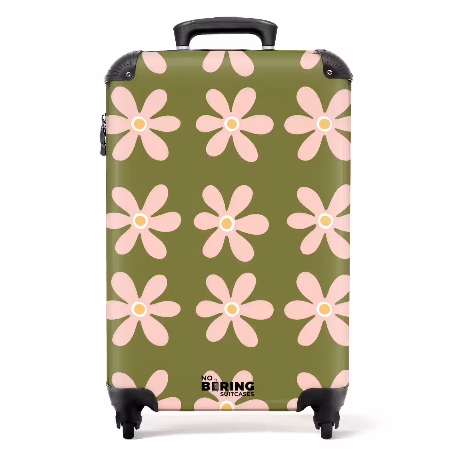 Koffer - Bloem - Modern - Groen — 1
