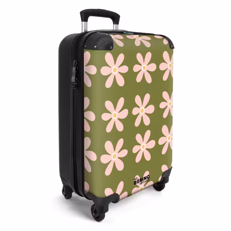 Koffer - Bloem - Modern - Groen — 4