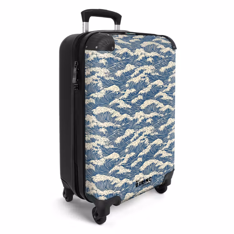 Koffer - Golven - Ritmisch - Blauw — 4