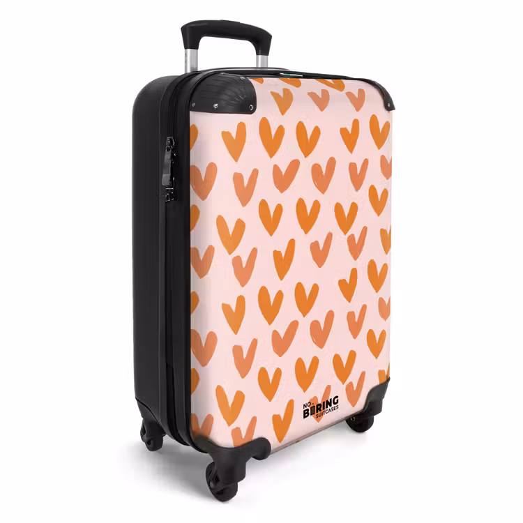 Koffer - Hartjes - Getekend - Oranje — 4
