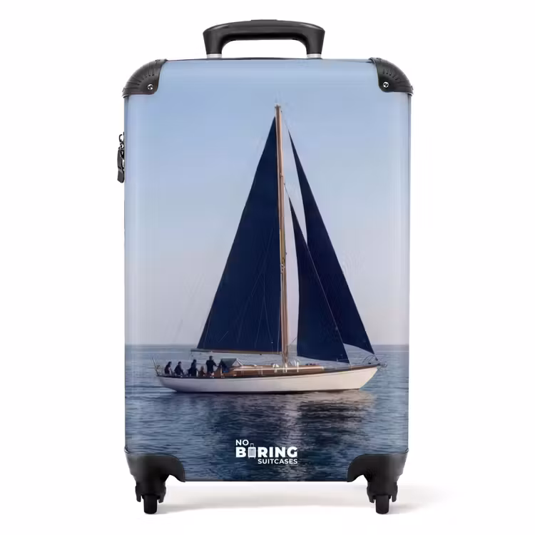 Koffer - Zeilboot - Zee - Blauw — 1