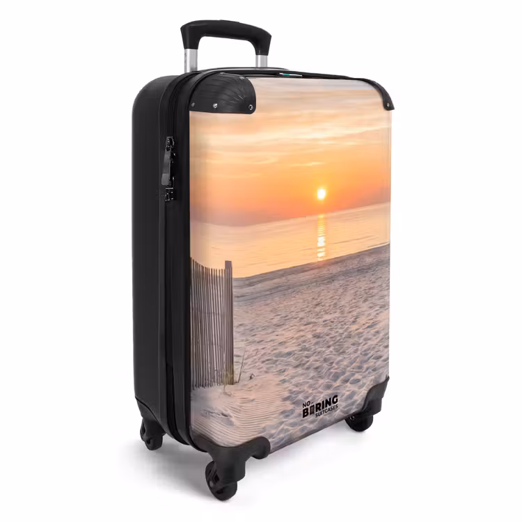Koffer - Zonsondergang - Strand - Zand — 4