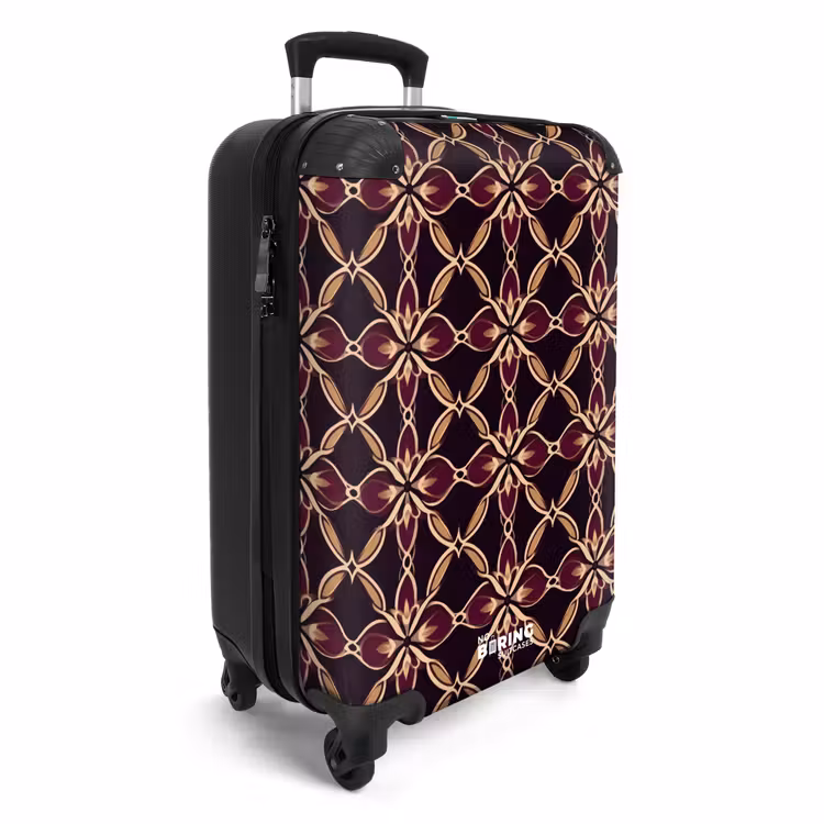 Koffer - Symmetrisch - Tegel - Burgundy — 4