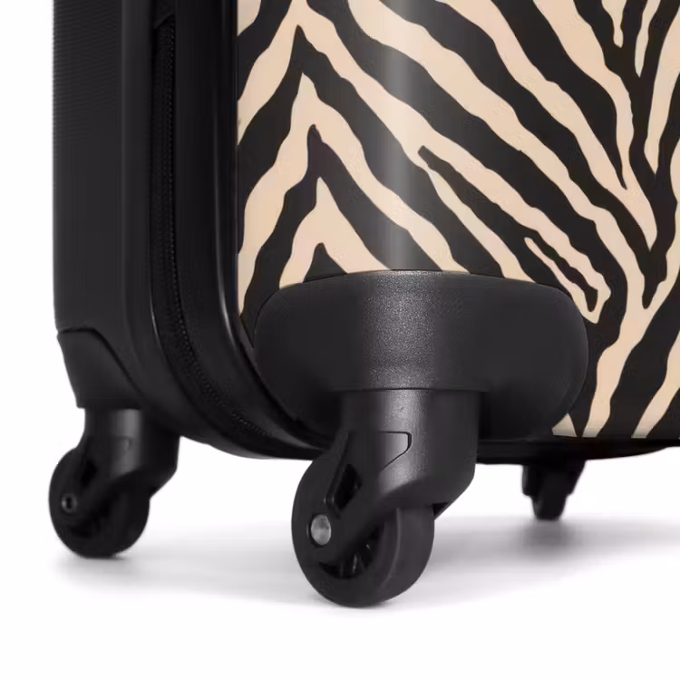 Koffer - Zebra - Klassiek - Zwart — 6