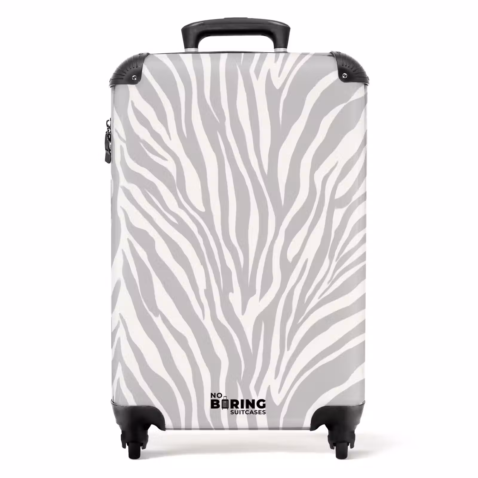 Koffer - Zebra - Motief - Grijs — 1