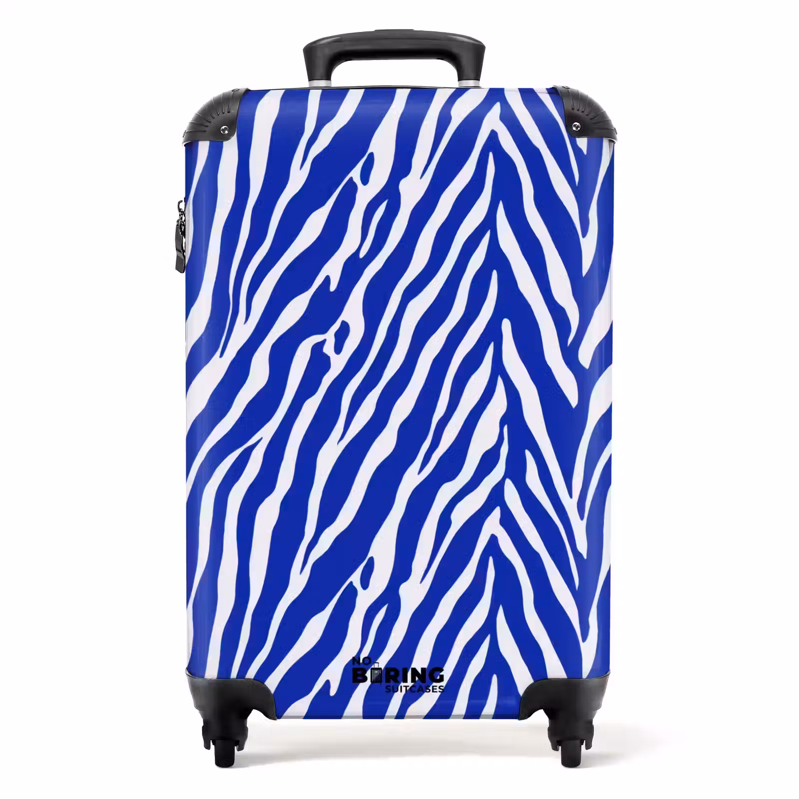 Koffer - Zebra - Patroon - Kobalt - Blauw — 1