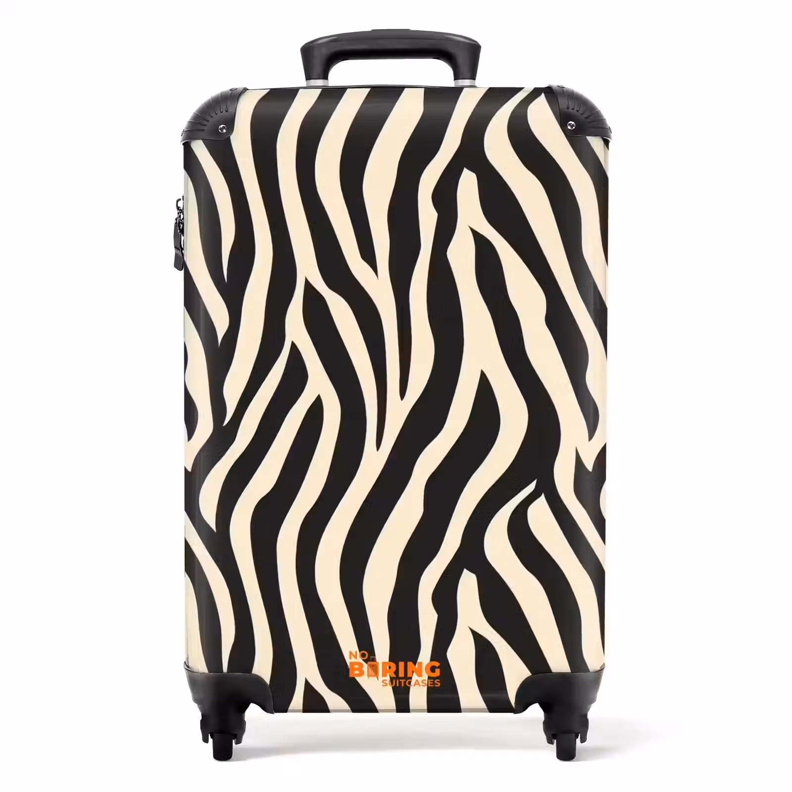 Koffer - Zebra - Print - Klassiek - Zwart — 1