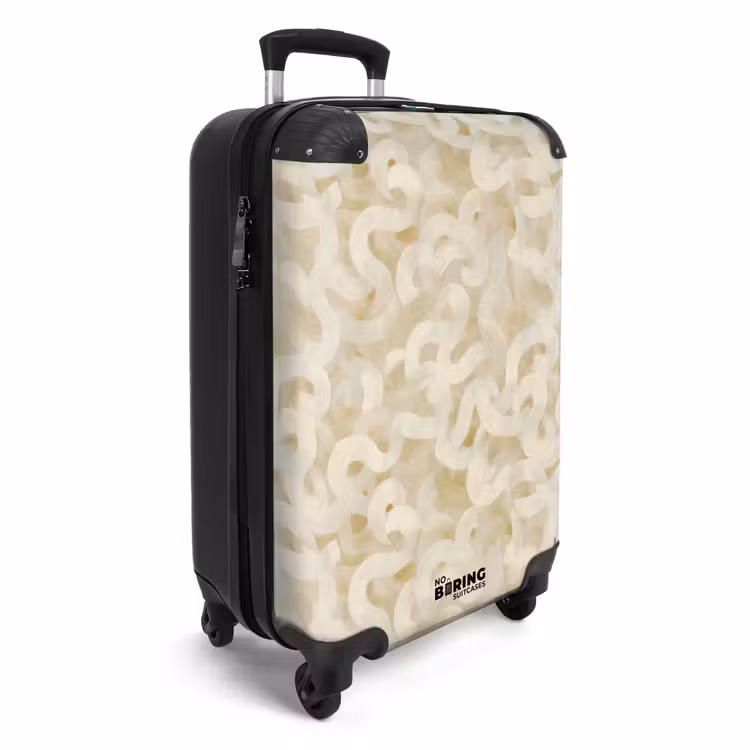Koffer - Abstract - Lijnen - Beige — 4