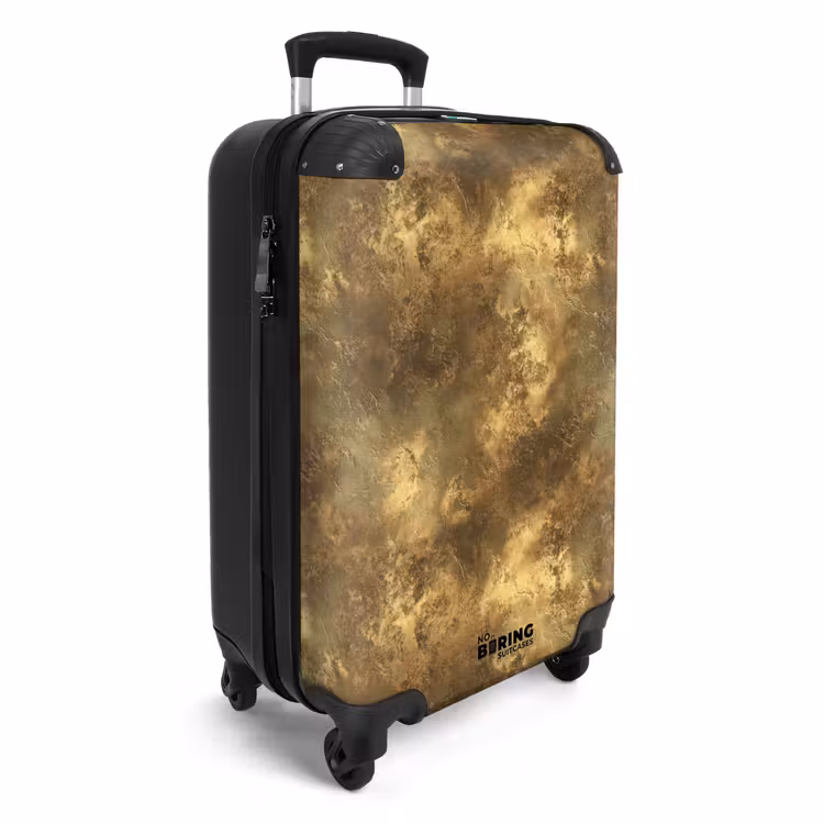 Koffer - Antiek - Metaallook - Goud — 4