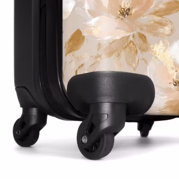 Koffer - Bloemen - artistiek - Goud — 6