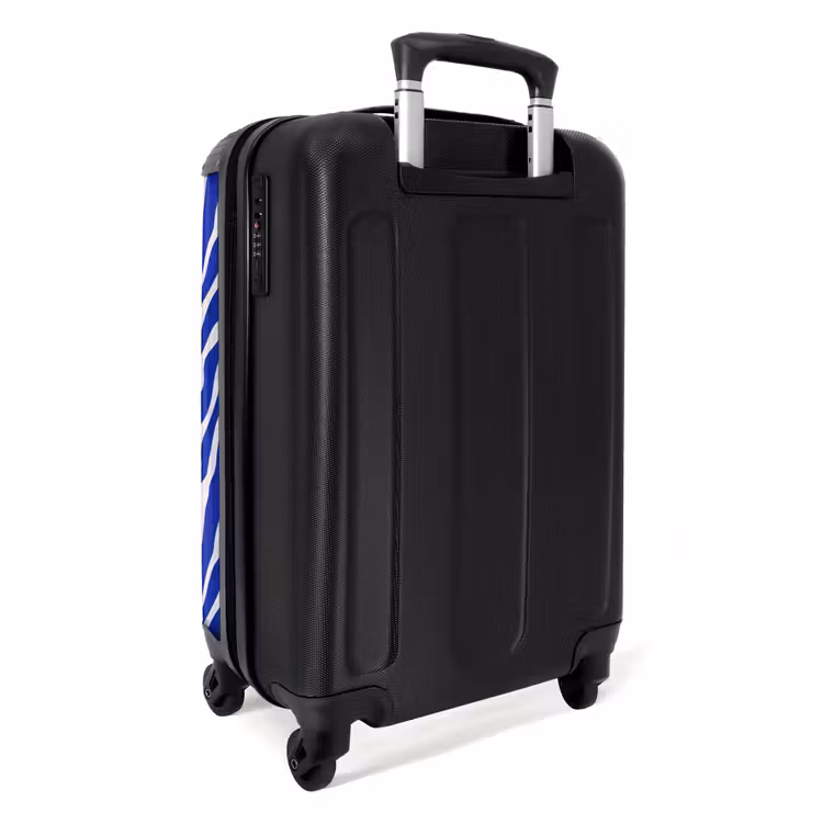 Koffer - Zebra - Patroon - Kobalt - Blauw — 2