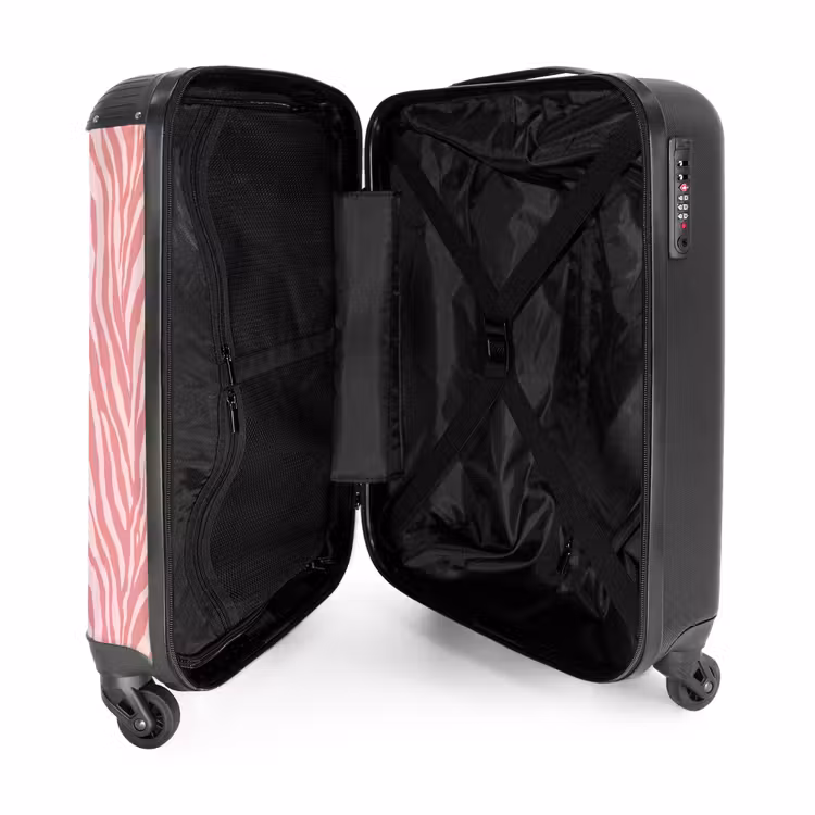 Koffer - Zebra - Print - Roze — 3