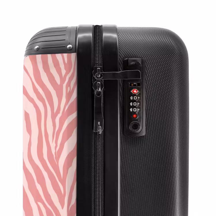 Koffer - Zebra - Print - Roze — 5
