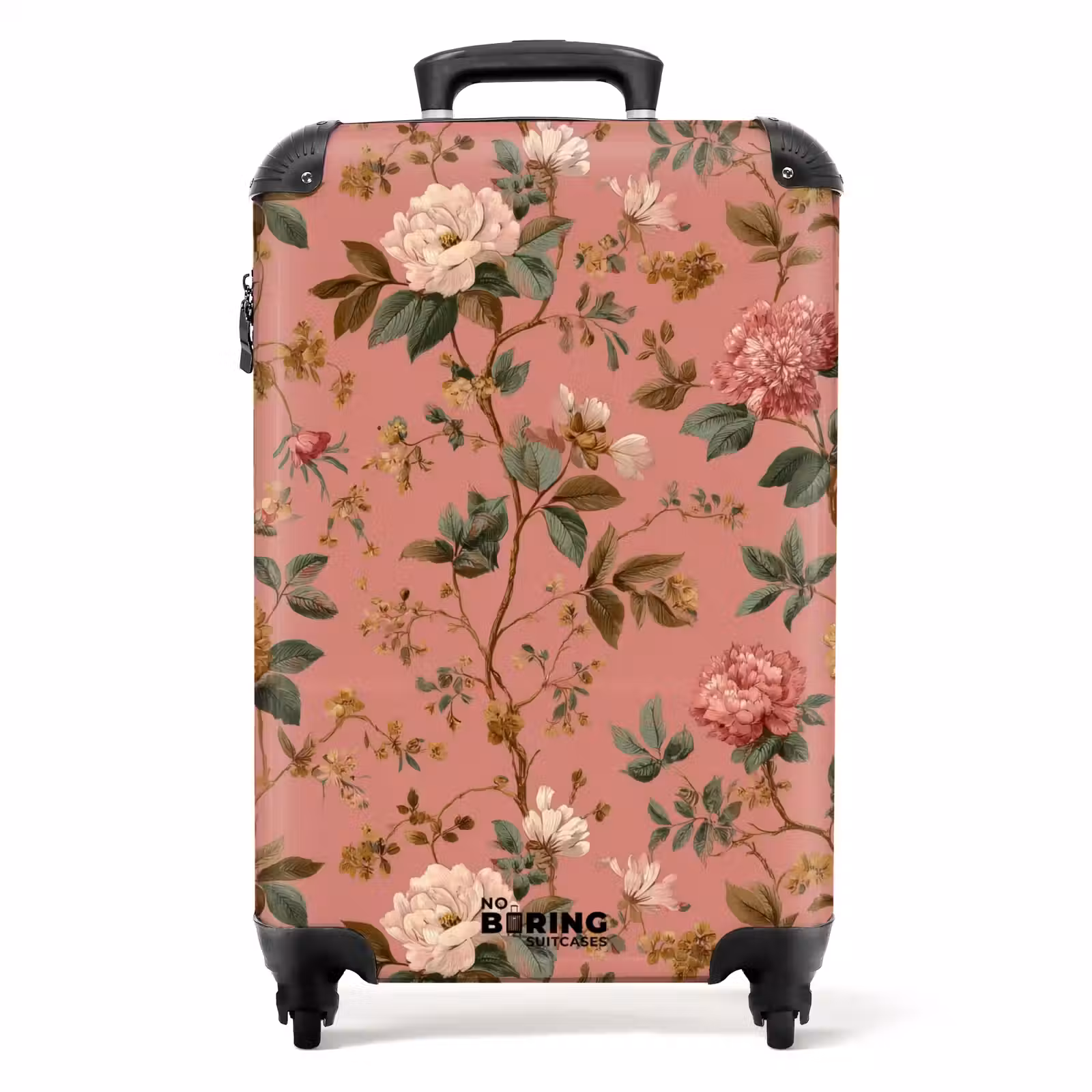 Koffer - Klassiek - Botanisch - Roze — 1