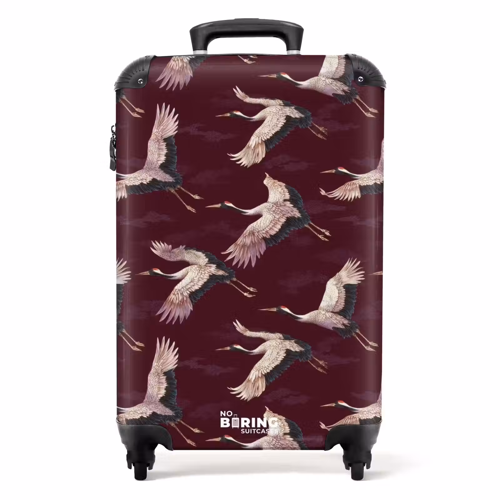 Koffer - Kraanvogels - Klassiek - Bordeaux — 1