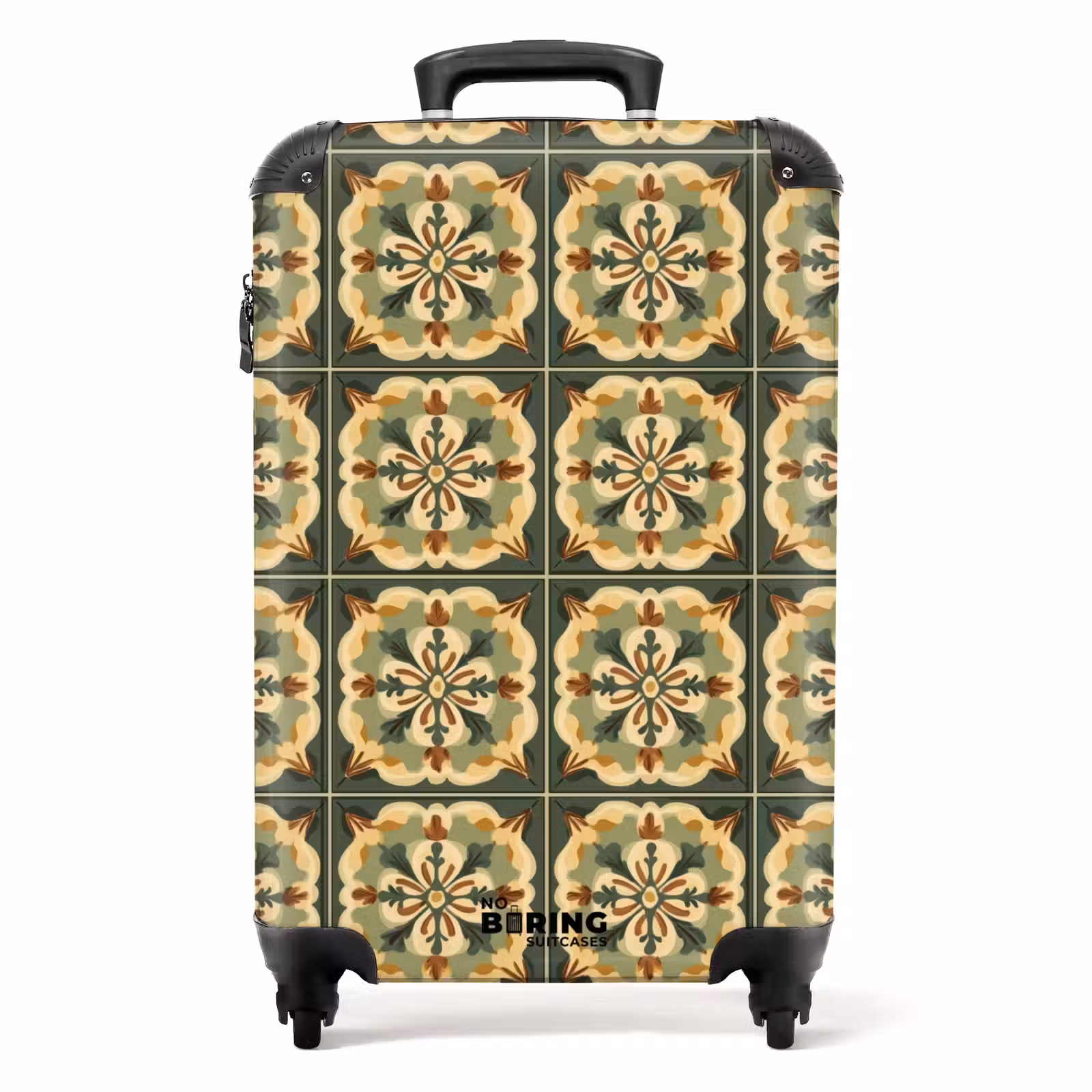 Koffer - Ornament - Patroon - Groen — 1