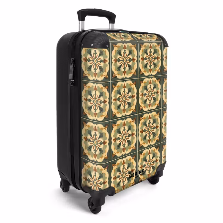 Koffer - Ornament - Patroon - Groen — 4