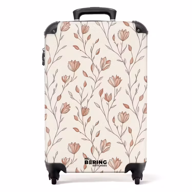 Koffer - Patroon - Klassiek - Roze — 1