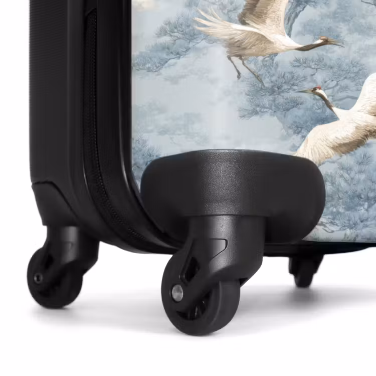 Koffer - Wolken - Kraanvogels - Blauw — 6